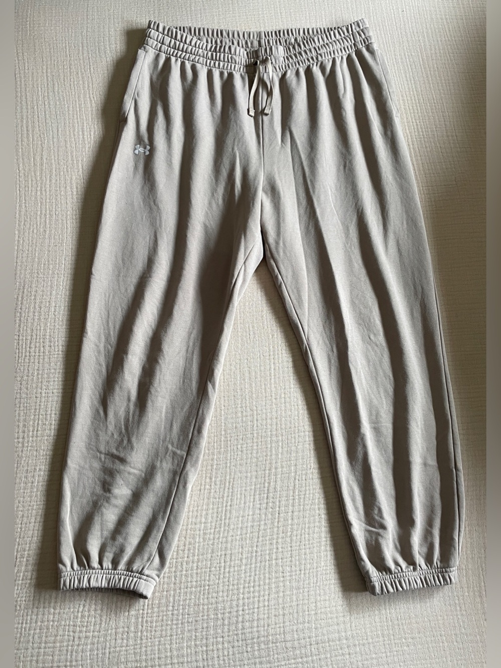 Women’s XL Under Armour Beige Sweatpants / Jogger (80% Cotton / Poly)
